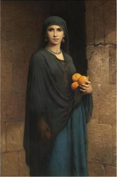 查爾斯 紥卡裡 蘭德勒 Woman With Oranges